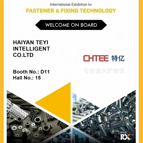 CHTEE Is Live At Fastener Fair India 2026 – Visit Us At Booth D11, Hall 15